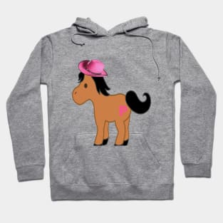 Pinky on a Horse Hoodie